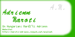 adrienn maroti business card